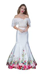 Nina Canacci 1380 White Print