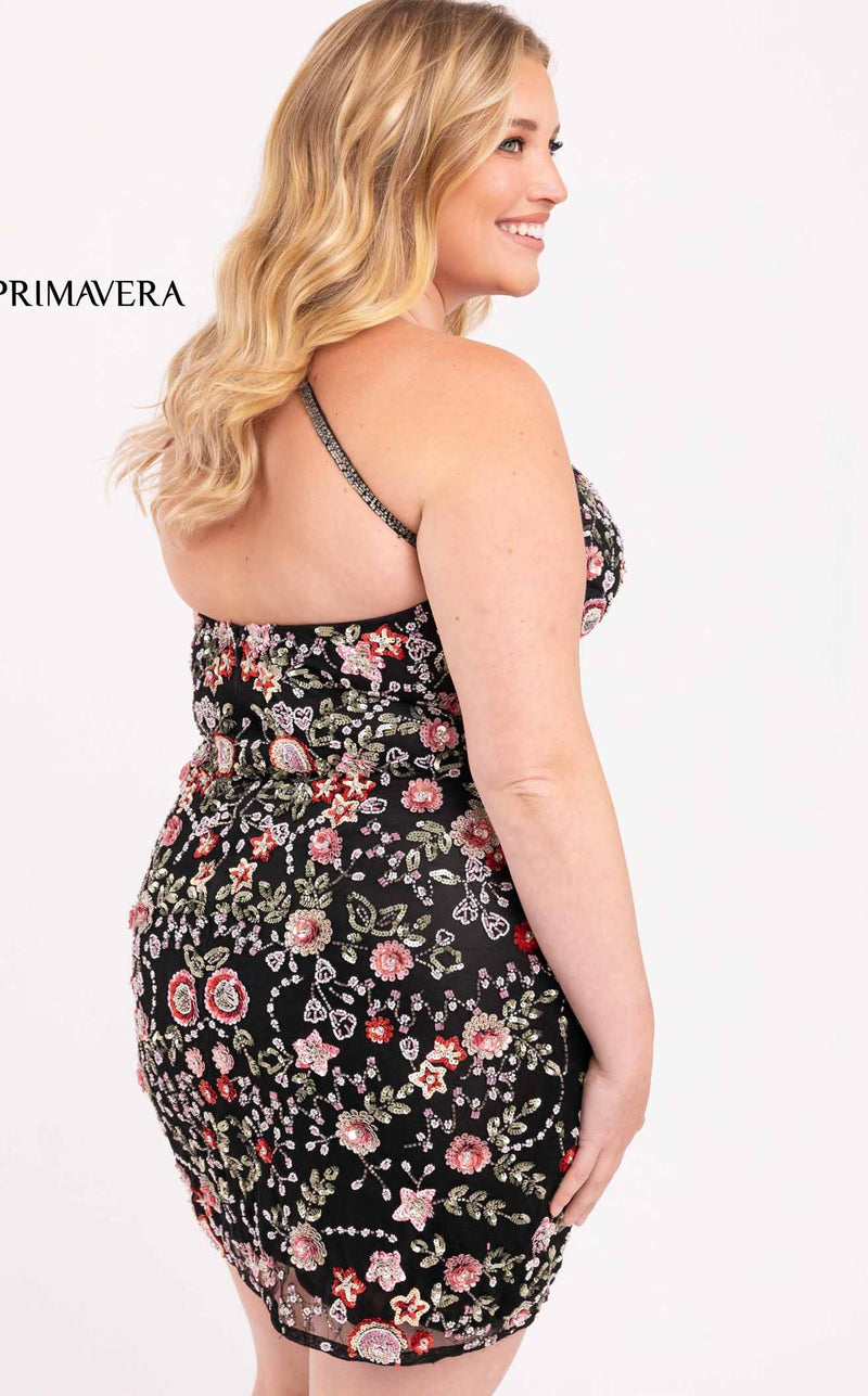 Primavera Couture 14034 Dress Black-Multi