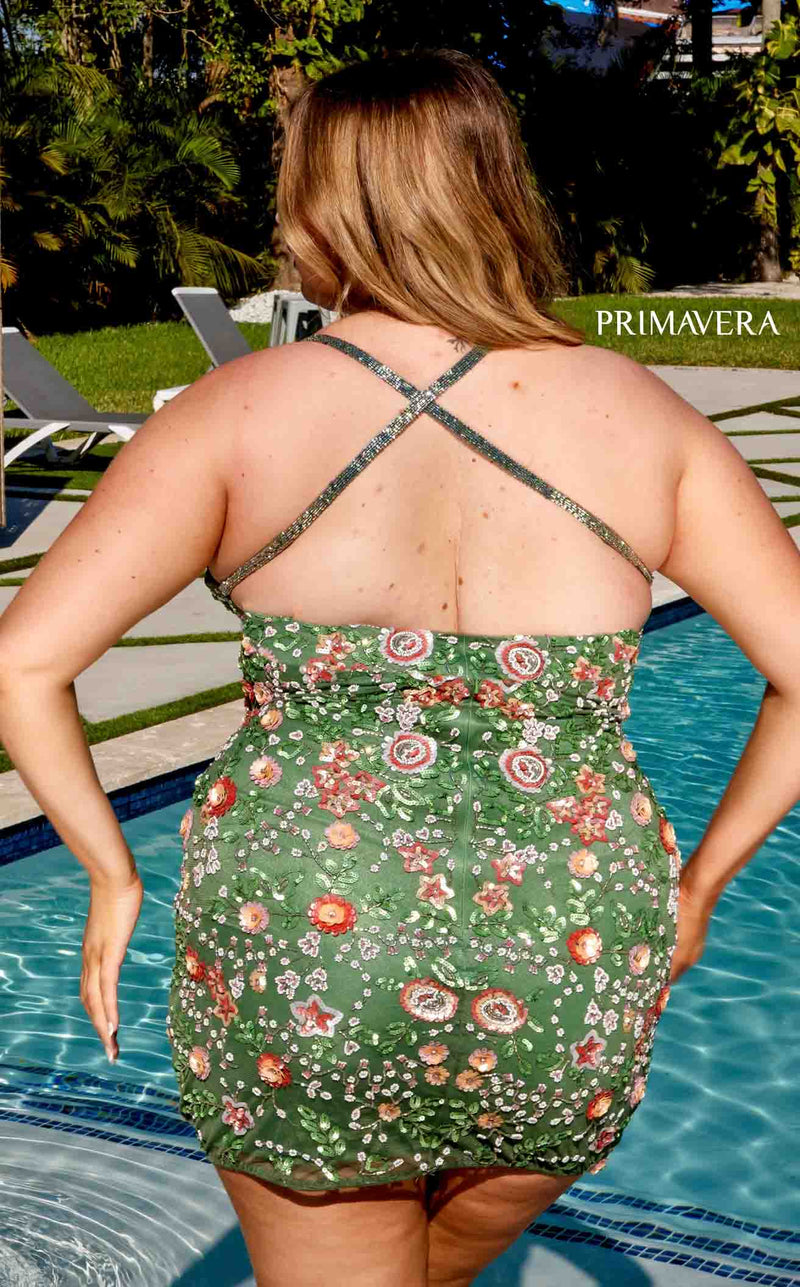 Primavera Couture 14034 Dress Sage-Green