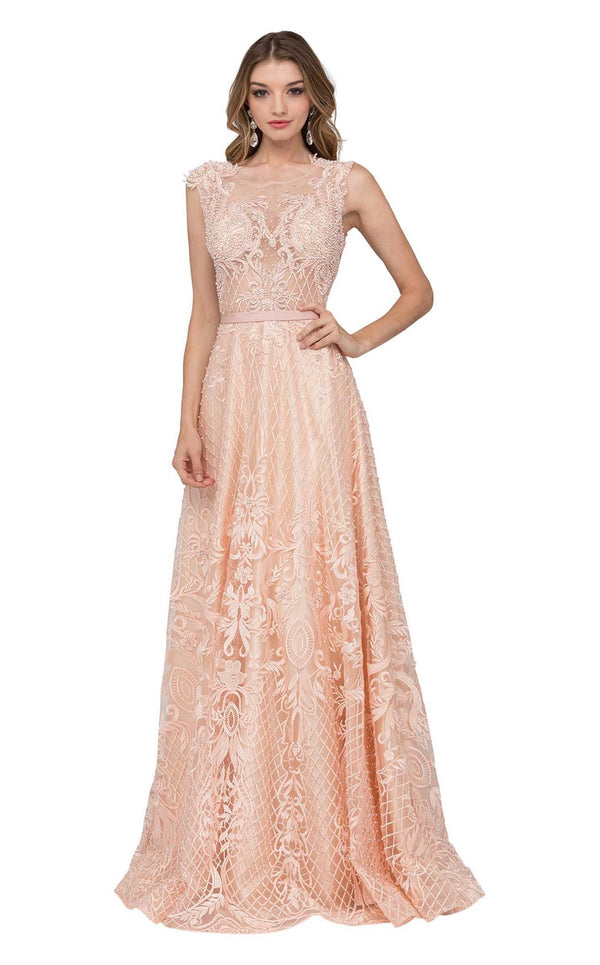 Cecilia Couture 1408 Peach