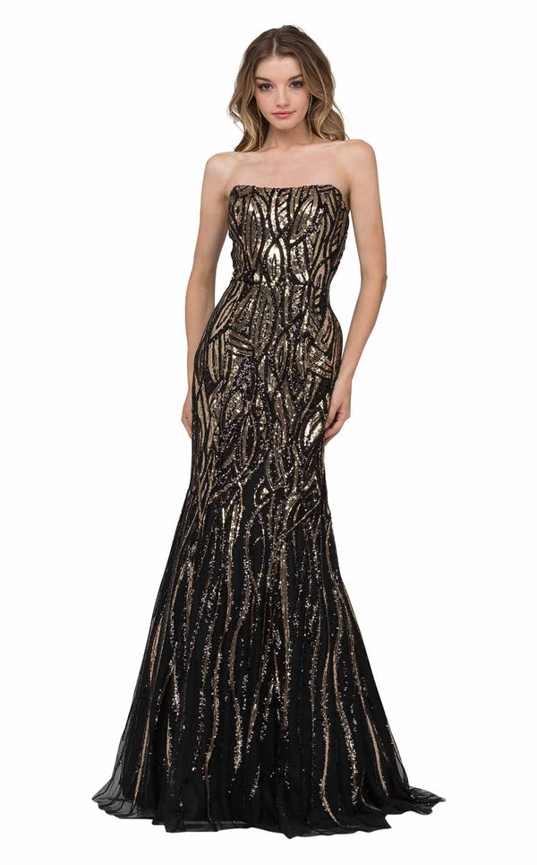 Cecilia Couture 1434 Black/Gold