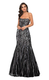 Cecilia Couture 1434 Black/Silver