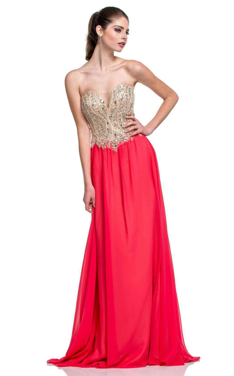 Terani 151P0027 WH Coral/Nude