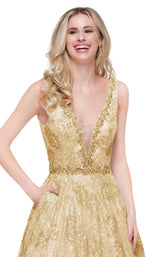 Colors Dress 1614 Gold