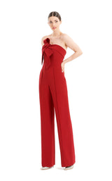 Daymor 1678F22 Jumpsuit Red