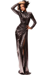 Jovani 1707BG Slate