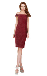 Cecilia Couture 1815 Burgandy