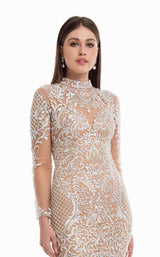 Terani 1821C7037 Ivory/Nude