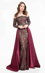 Terani 1821E7128 Wine-Black