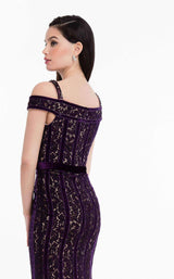 Terani 1823E7342 Plum-Nude