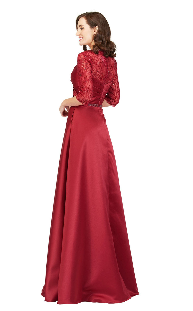 Cecilia Couture 1845 Burgandy