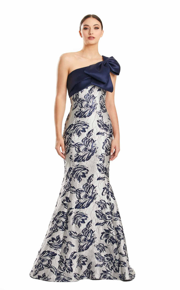 Daymor 1851F23 Dress Platinum-Navy