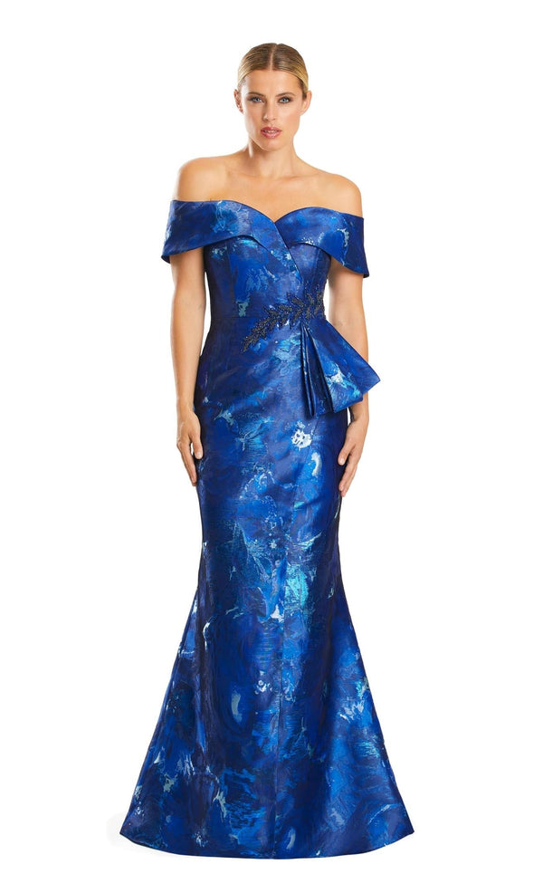 Daymor 1852F23 Dress Blue-Multi