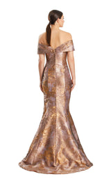 Daymor 1852F23 Dress Mocha-Multi