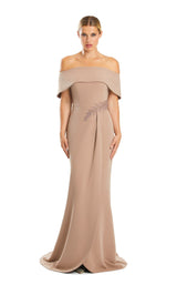 Daymor 1853F23 Dress Mocha