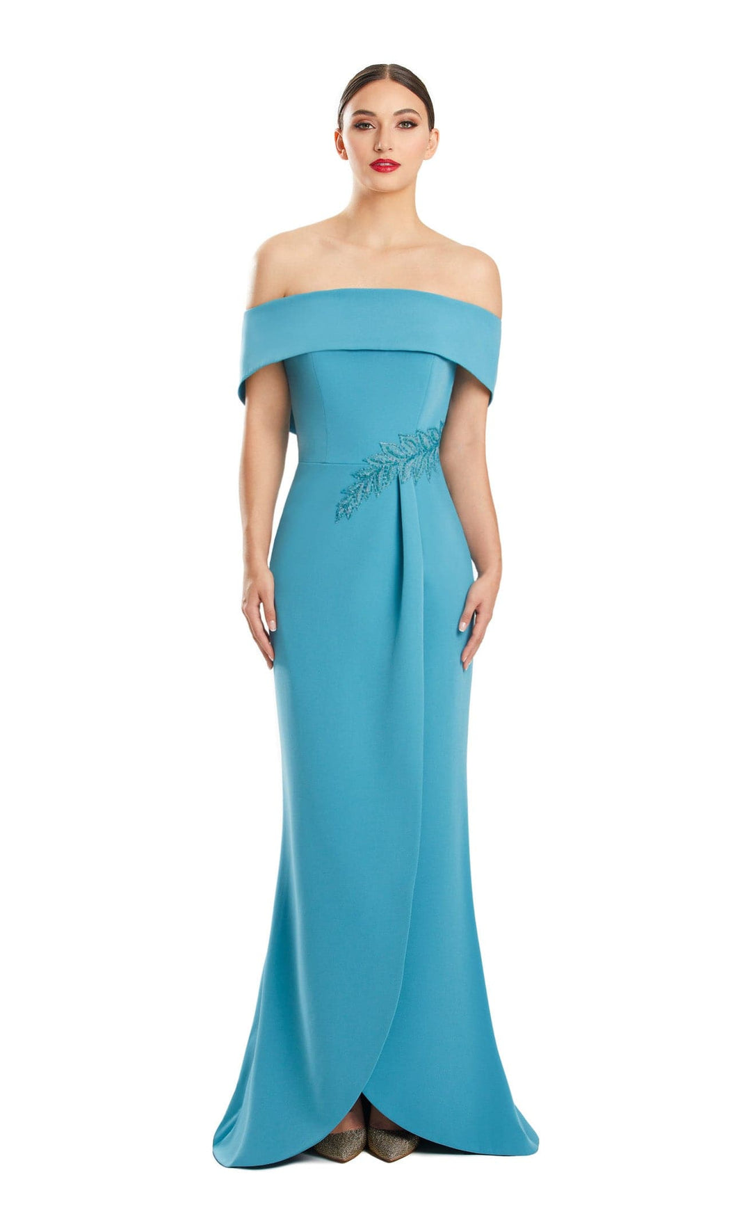 Daymor 1853F23 Dress Seafoam