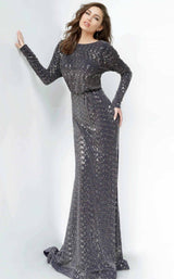 Jovani 1860BG Navy/Silver