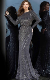 Jovani 1860BG Navy/Silver