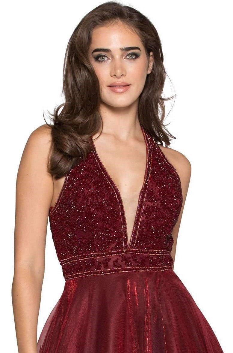 Colors Dress 1863 Burgundy