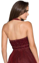 Colors Dress 1863 Burgundy
