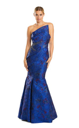 Daymor 1865F23 Dress Royal-Multi