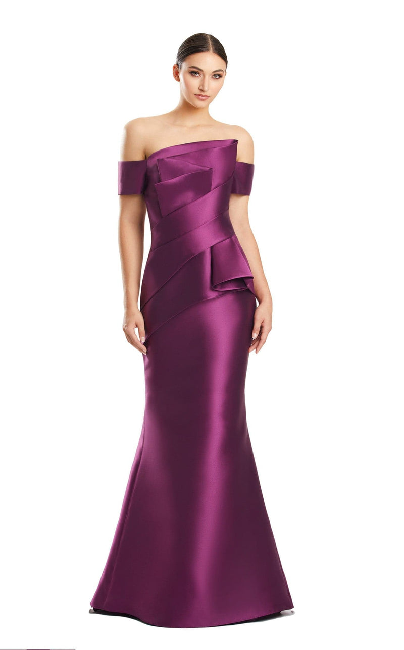 Daymor 1878F23 Dress Plum