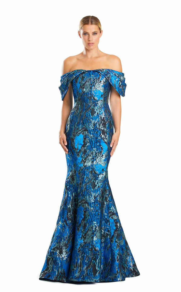 Daymor 1891F23 Dress Ocean-Multi