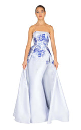 Terani 1911E9624 White-Denim-Silver