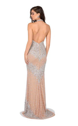 Terani 1911P8140 Crystal-Nude