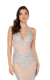 Terani 1911P8140 Crystal-Nude
