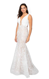 Terani 1911P8158 Ivory/Nude