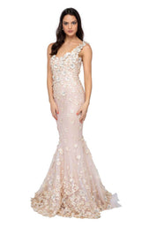 Terani 1911P8370 Ivory/Champagne