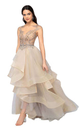 Terani 1911P8500 Apricot-Silver