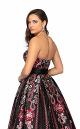 Terani 1911P8516 Black-Fuchsia