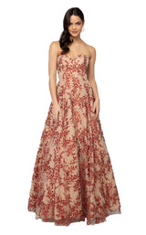 Terani 1911P8519 Red-Nude