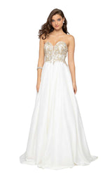 Terani 1911P8535 Ivory/Gold