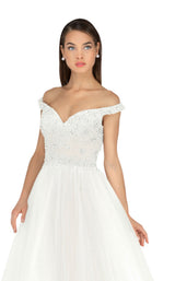 Terani 1911P8543 Ivory/Nude