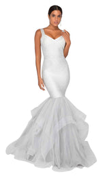 Terani 1911P8640 Ivory/Silver