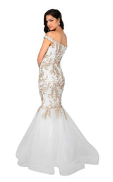 Terani 1911P8646 Ivory/Gold
