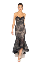 Terani 1912C9036 Black-Nude