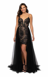 Terani 1913P8041 Black-Nude