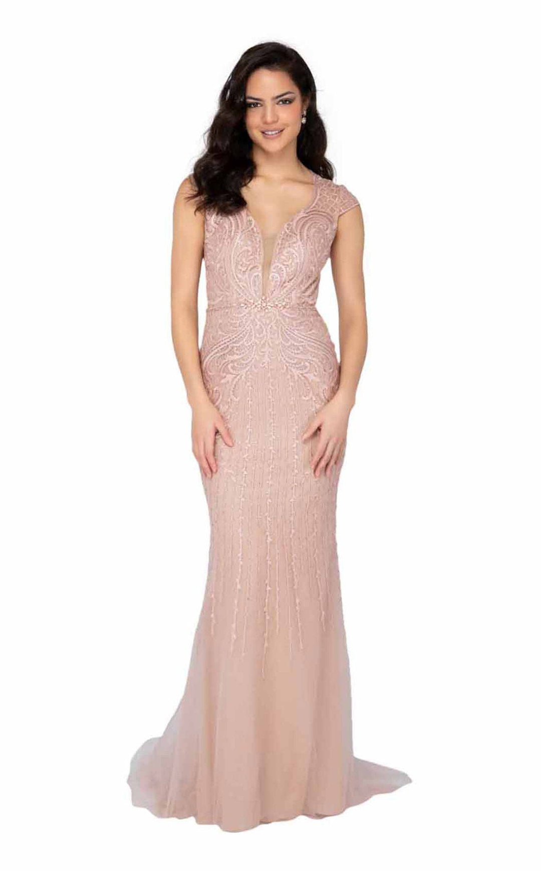 Terani 1913P8311 Blush-Nude