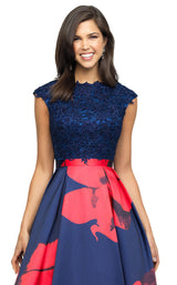Madison James 19252M Navy-Red