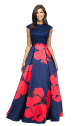 Madison James 19252M Navy-Red
