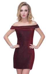 Nina Canacci 199 Burgundy