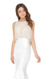 Mac Duggal 20057D Champagne