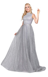 Mac Duggal 20090D Silver