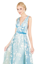 Mac Duggal 20110D Dusty Blue