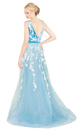 Mac Duggal 20110D Dusty Blue