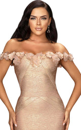 Terani 2011C2519 Rose Gold